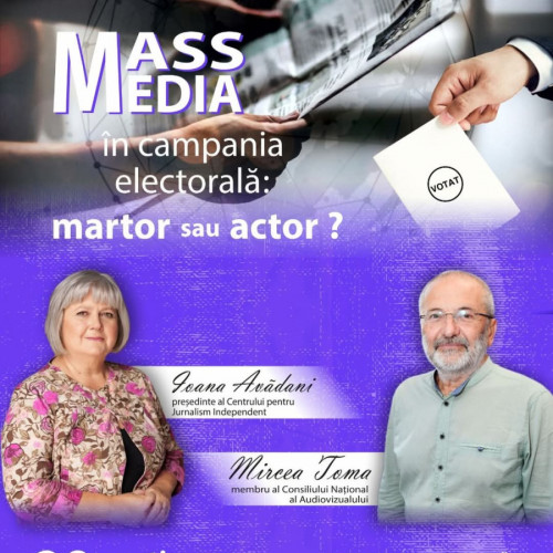 Dezbatere despre mass media în campania electorală la Universitatea "Dunarea de Jos" din Galați