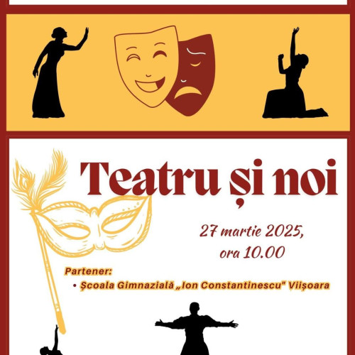 Biblioteca Județeană "I. H. Rădulescu" Dâmbovița organizează "Teatru și noi"