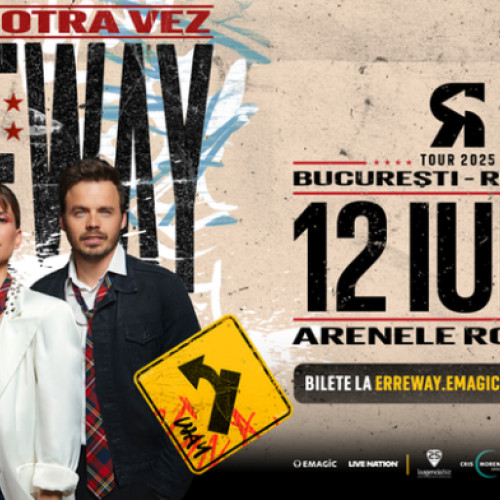 ERREWAY va concerta pe 12 iulie la Arenele Romane