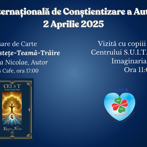 Creșterea prevalenței autismului în România - Activități dedicate Zilei Mondiale de Conștientizare a Autismului
