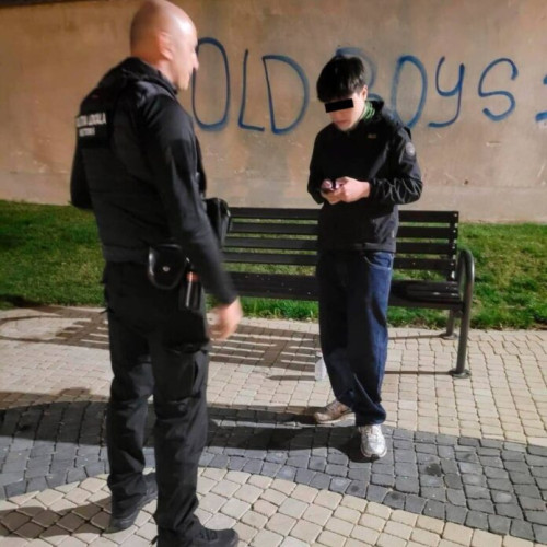 Un adolescent a fost prins după ce a vandalizat o zonă din Sectorul 6