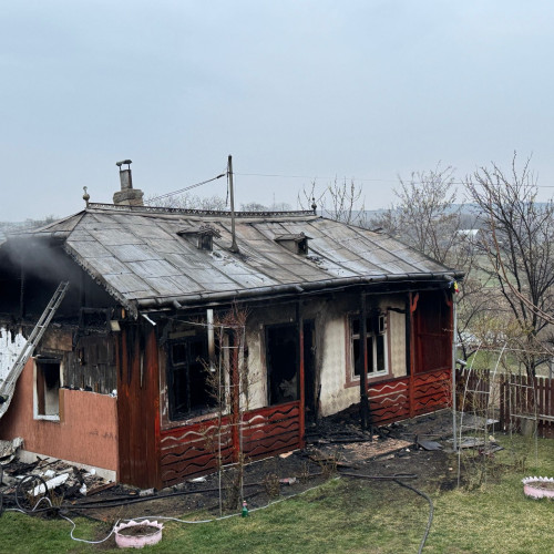 Incendiu devastator în localitatea Vladeni: o familie are nevoie de ajutor