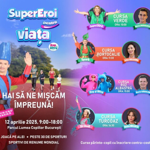 Activități sportive pentru copii la Parcul Lumea Copiilor