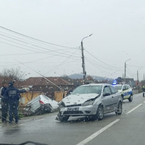 Accident rutier în comuna Bălești, o persoană rănită ușor