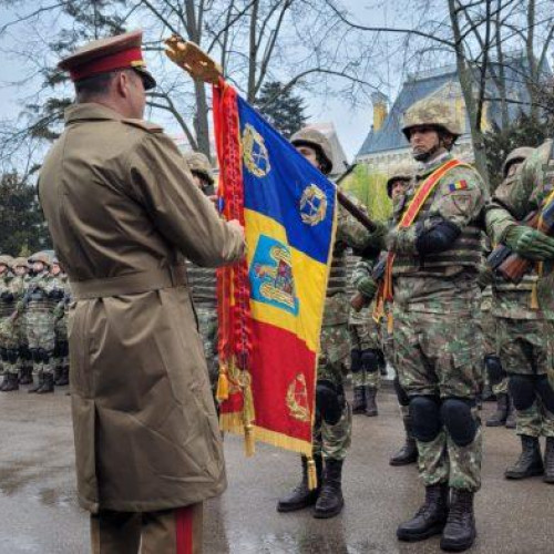 Ceremonie impresionantă la Botoșani pentru aniversarea Batalionului 335 Artilerie "Alexandru cel Bun"
