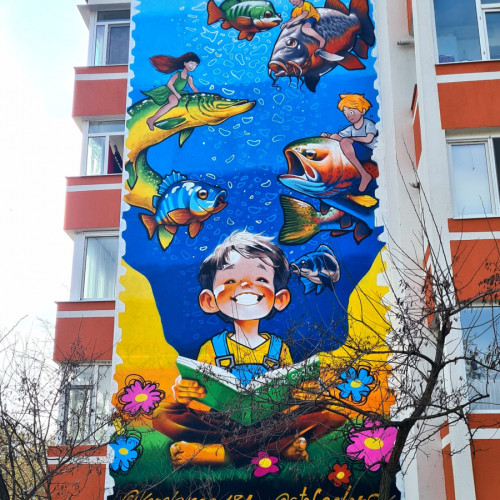 Fundatia Comunitara Galati inaugurează o pictură murală pentru protejarea mediului