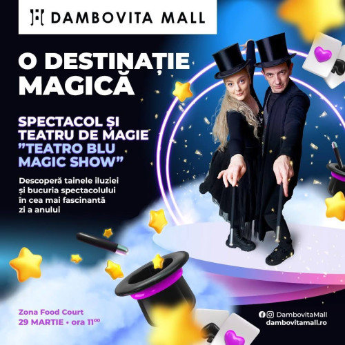 Dâmbovița Mall invită copiii la un spectacol magic