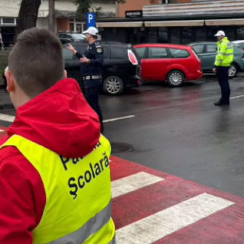 Acțiuni ale poliției rutiere în Harghita pentru siguranța pietonilor