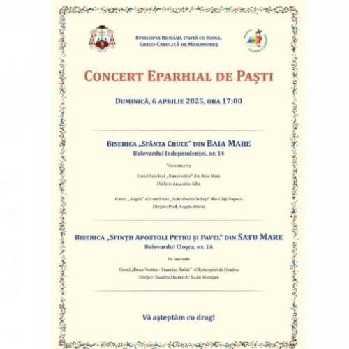 Concert Eparhial de Paști în Maramureș