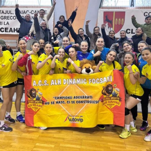 Victorie pentru handbalistele de la ALH Dinamic Focșani în faza grupelor