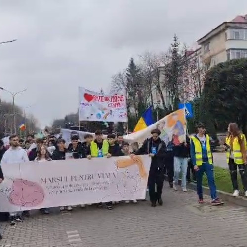 Dorohoi: Peste 20 de preoți au participat la Marșul pentru viață