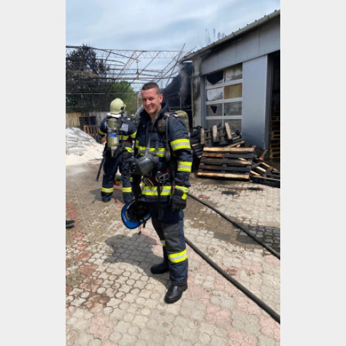 Plutonierul Mădălin Țirban salvează o viață în timpul drumului spre casă