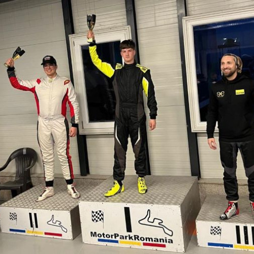 Denis Mihai, un tânăr talent în motorsportul românesc, continuă să impresioneze