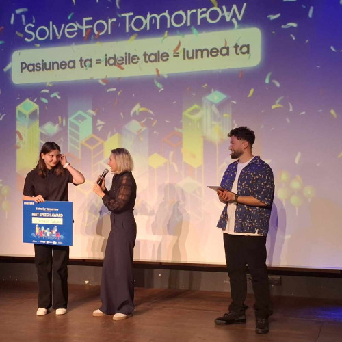 O elevă din Botoșani premiată la competiția națională Solve for Tomorrow