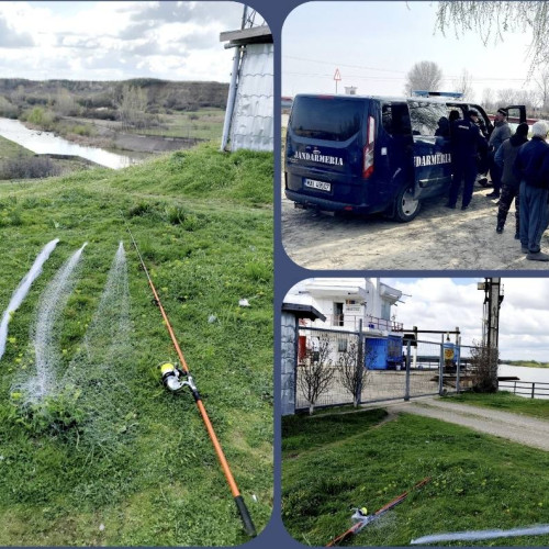 Jandarmii damboviteni acționează împotriva braconajului în zonele piscicole