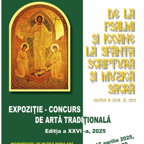 Consiliul Județean Vrancea organizează Concursul De la Psalmi și Icoane la Sfânta Scriptură