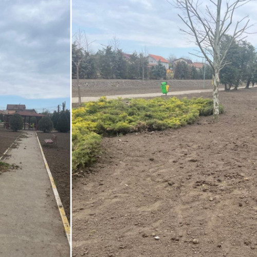 Lucrări de îmbunătățire a spațiilor verzi în oraș