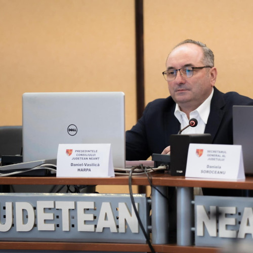 Daniel Harpa, președintele Consiliului Județean Neamț, vorbește despre o posibilă retragere din politică