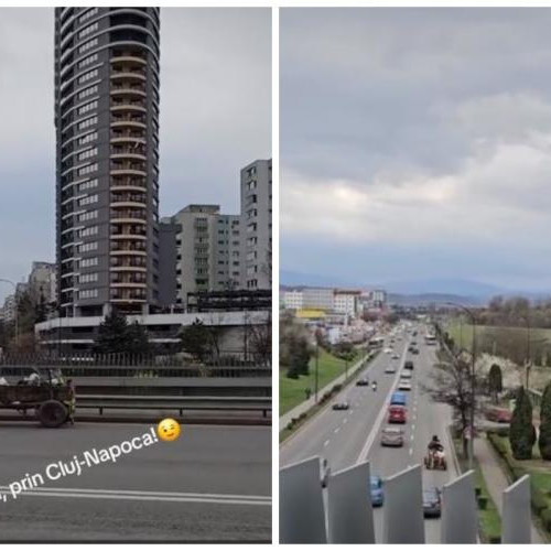 Un incident surprinzător pe drumurile din Cluj-Napoca