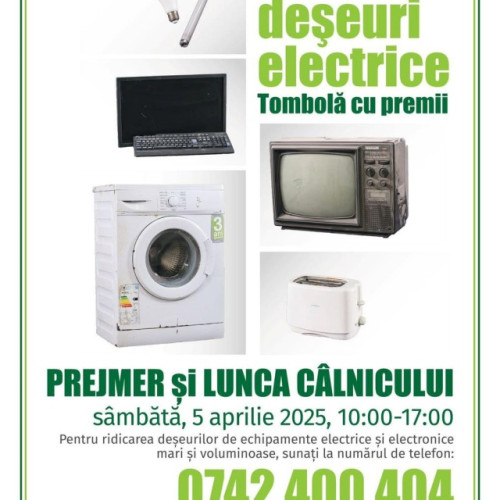 Campanie de colectare a deșeurilor electrice în Prejmer