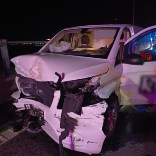 Accident pe autostrada A3 în apropiere de Turda