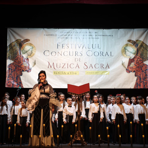Festivalul-Concurs de Muzică Sacră a adus bucurie botoșănenilor