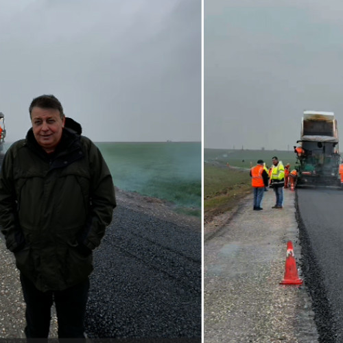 Asfaltarea drumului județean Baraganu - Movilita a început