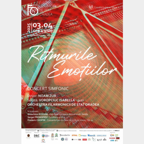 Concertul "Ritmurile emoțiilor" la Filarmonica de Stat Oradea