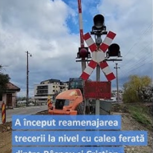 Trecerea la nivel cu calea ferată de pe DN73 va fi reamenajată