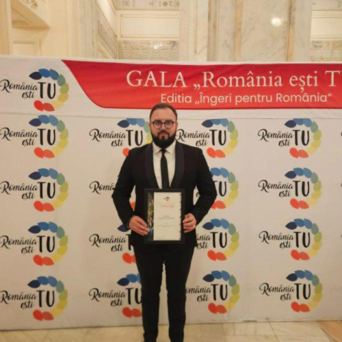 Daniel Caslariu premiat la Gala „Romania esti TU”