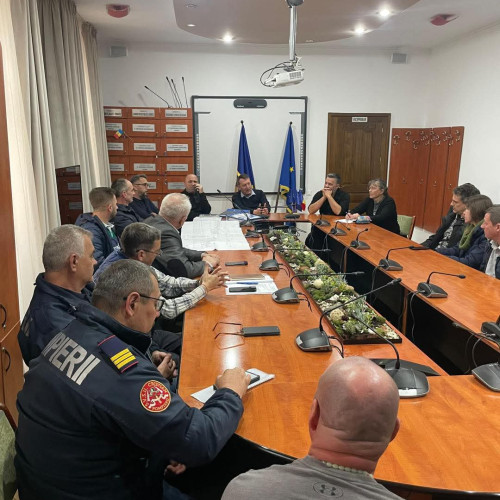 Primăria Cristian discută despre lucrările de protecție împotriva inundațiilor