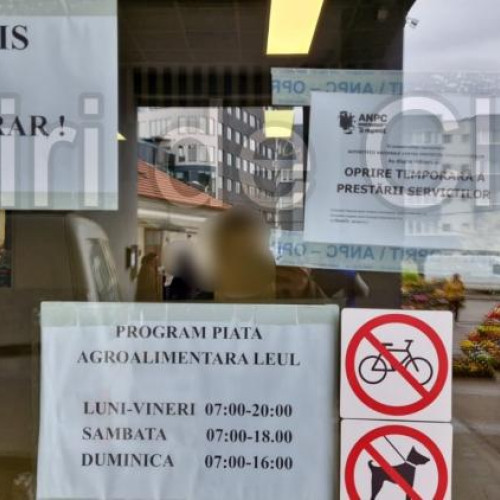 Închidere a pieței agroalimentare Mihai Viteazul din Cluj