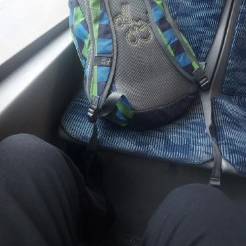 Ghiozdan găsit în autobuzul 50L din Cluj-Napoca