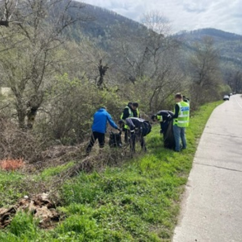 Politiștii din Maramureș se alătură campaniei de ecologizare