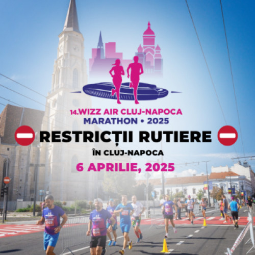 Maratonul Clujului se va desfășura pe 5-6 aprilie 2025