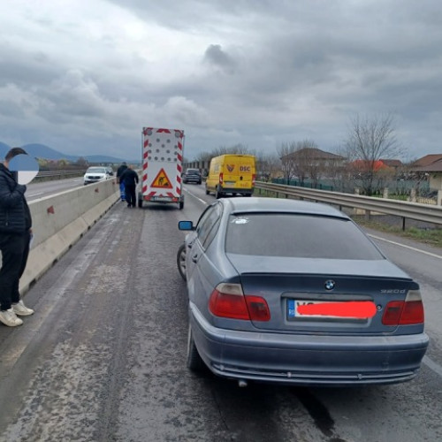 Accident rutier pe Varianta Brașov implicând un utilaj DRDP