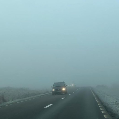 Cod galben de ceață emis în județul Botoșani