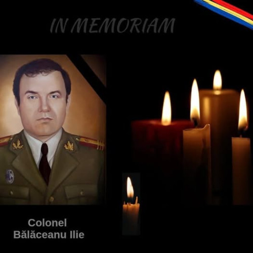 Decesul colonelului în rezervă Ilie Balaceanu, fost șef al ISU Botoșani