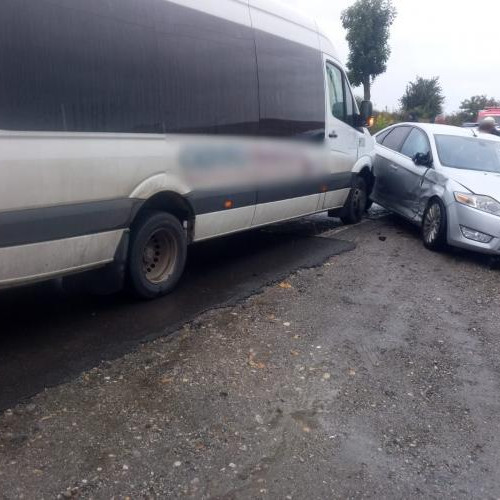 Accident rutier pe strada Valcele din Dej