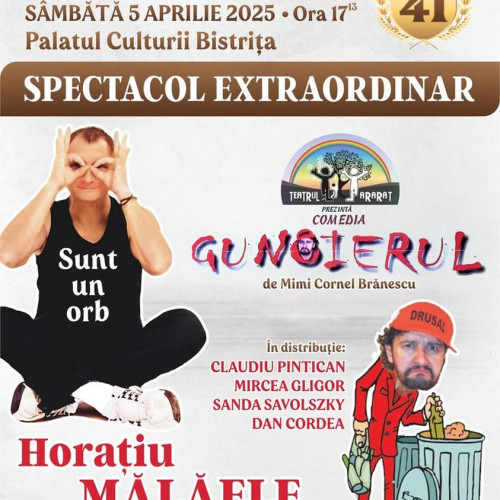 Bistrița, gazda unui spectacol unic de artă și umor