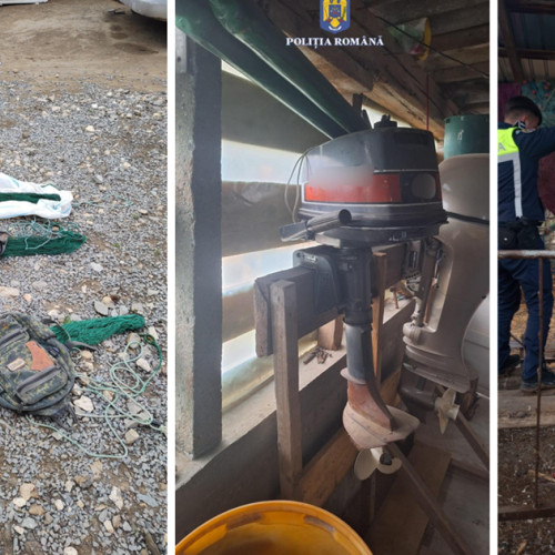 Pescuit ilegal în România: descinderi și confiscări