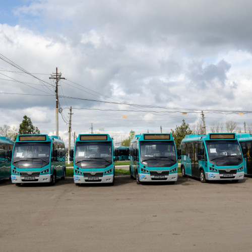 Zece microbuze electrice pentru legătura dintre Vanatori și Galati