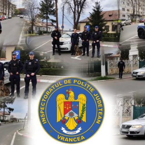 Politistii si jandarmii din Vrancea asigura siguranta publica