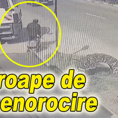 Femeie pe punctul de a fi accidentată în Smeeni