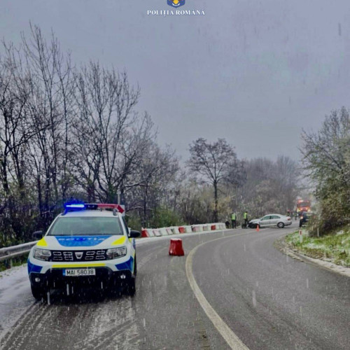 Avertizare meteo: Poliția recomandă prudență în trafic