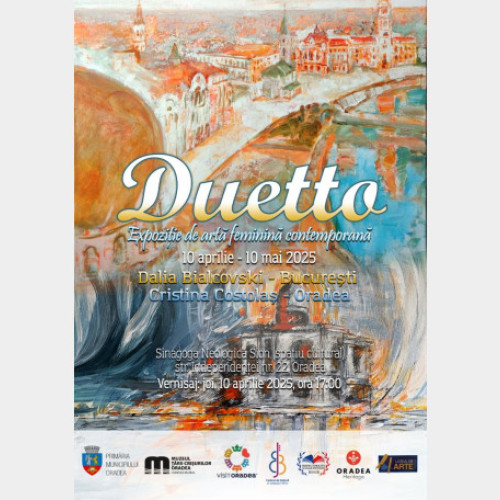 Expozitia "Duetto. Arta feminina contemporana" la Sinagoga Neologa Sion