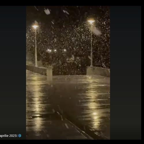 Vremea rea aduce ninsoare la Eforie și în alte zone din județ