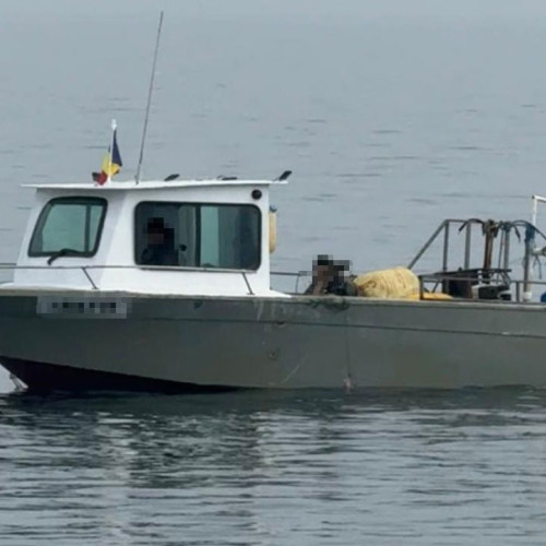 Pescador ilegal descoperit de polițiștii de frontieră în Marea Neagră