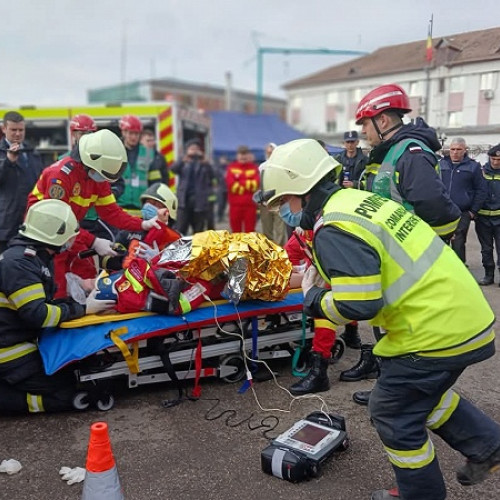 Competitia nationala de descarcerare si acordare a primului ajutor, in Satu Mare
