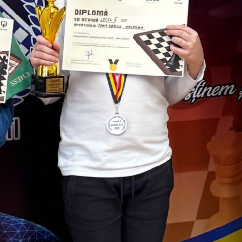 Darius Cristian Pana devine vicecampion al Capitalei la şah